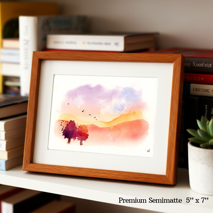 Cotton Candy Skies Print by Madeline Kerrii