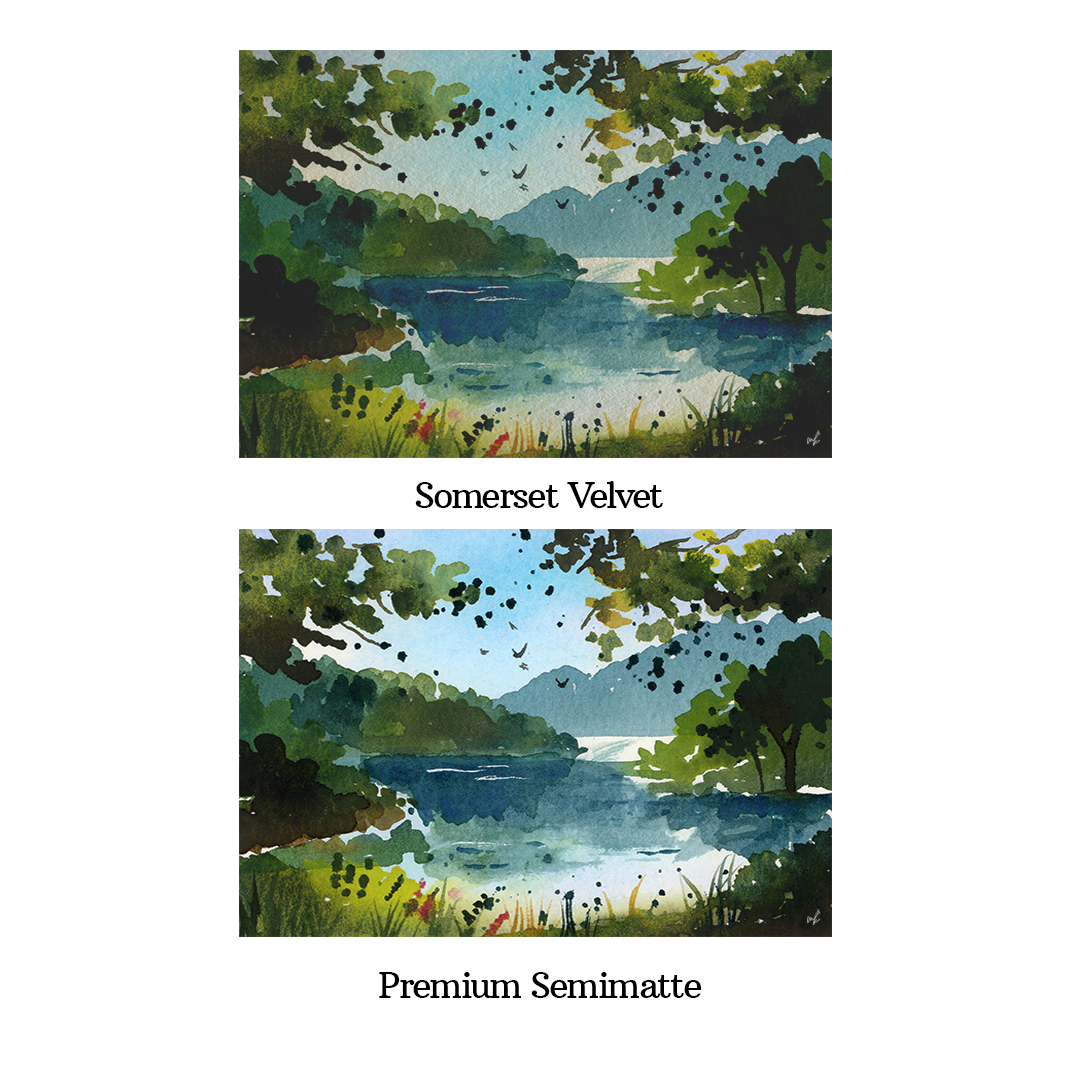 Viridian Marsh Skies Print by Madeline Kerrii