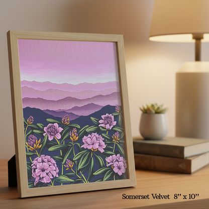 From Such Great Heights Print by Veronica Vale