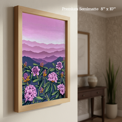 From Such Great Heights Print by Veronica Vale