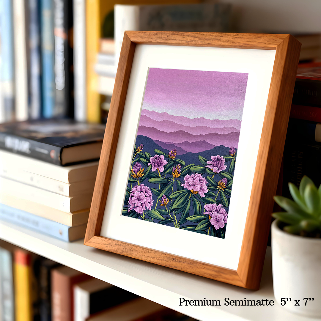 From Such Great Heights Print by Veronica Vale