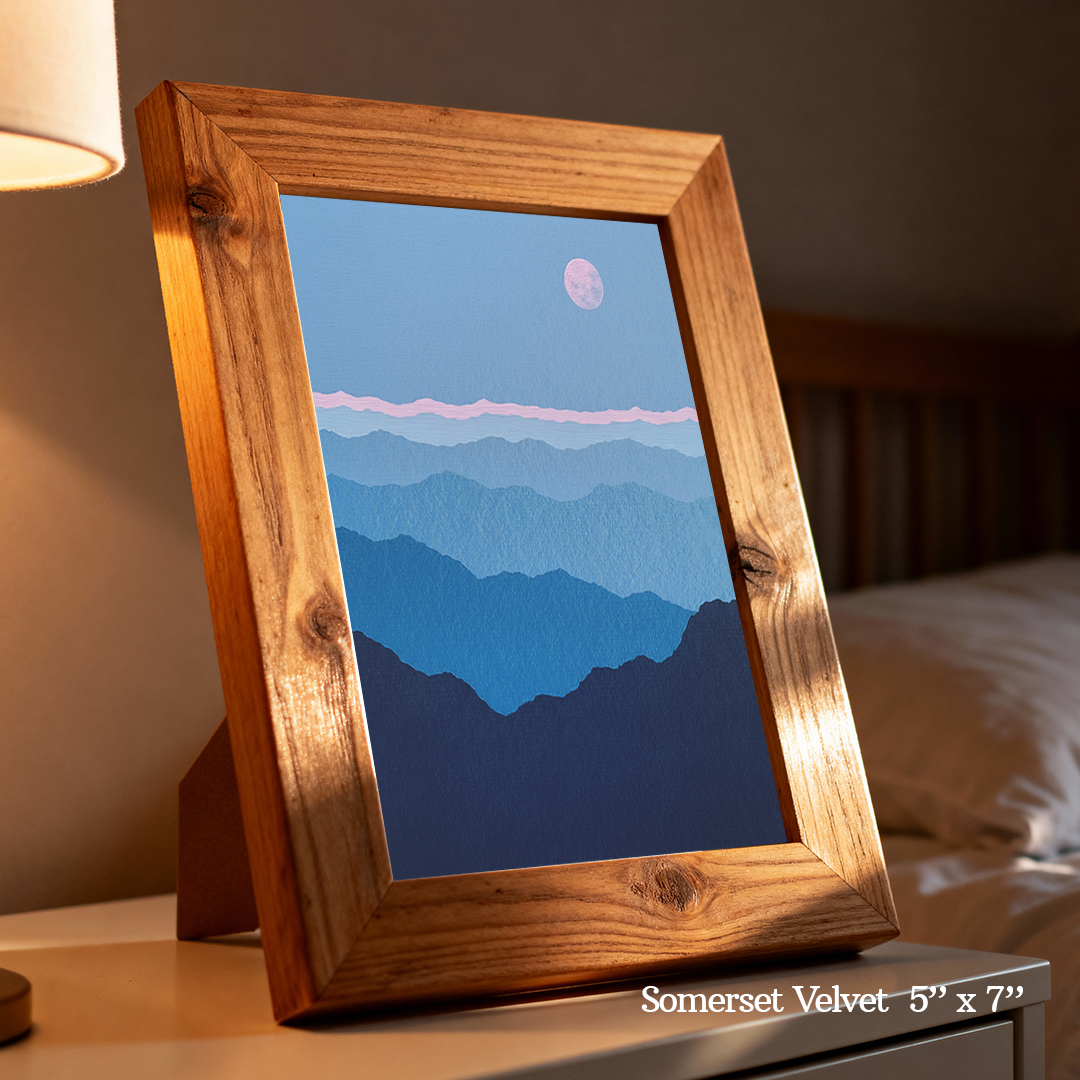 Strawberry Moon Print by Veronica Vale