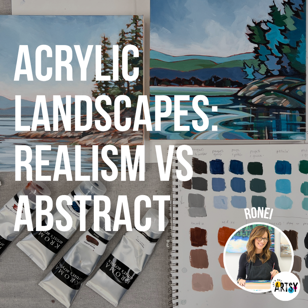 Acrylic Landscapes: Realism vs Abstract With Ronei