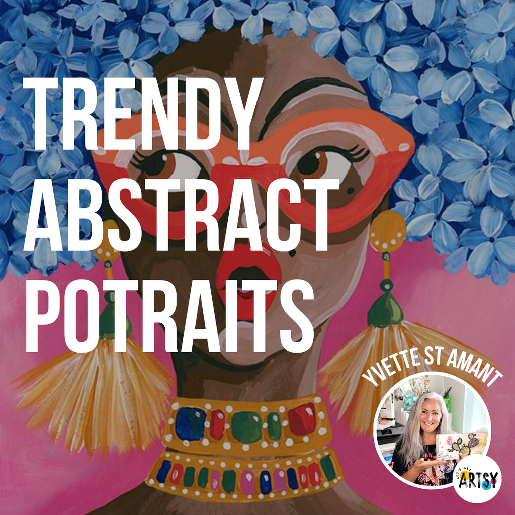 Trendy Abstract Portraits With Yvette St. Amant