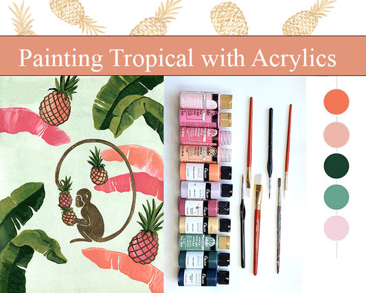 Painting Tropical With Acrylics With Yvette St. Amant