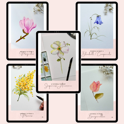 eBook - The Complete Watercolor Florals Guide By Rashmi Thodkar