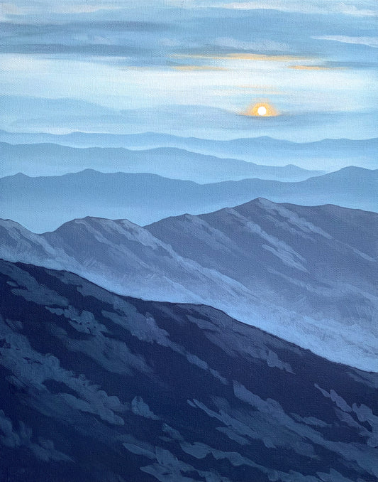 Blue Horizon by Veronica Vale Print