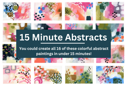 15 Minute Abstracts Masterclass (Part 1 and Part 2) With Yvette St. Amant