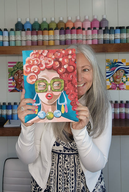 Trendy Abstract Portraits With Yvette St. Amant