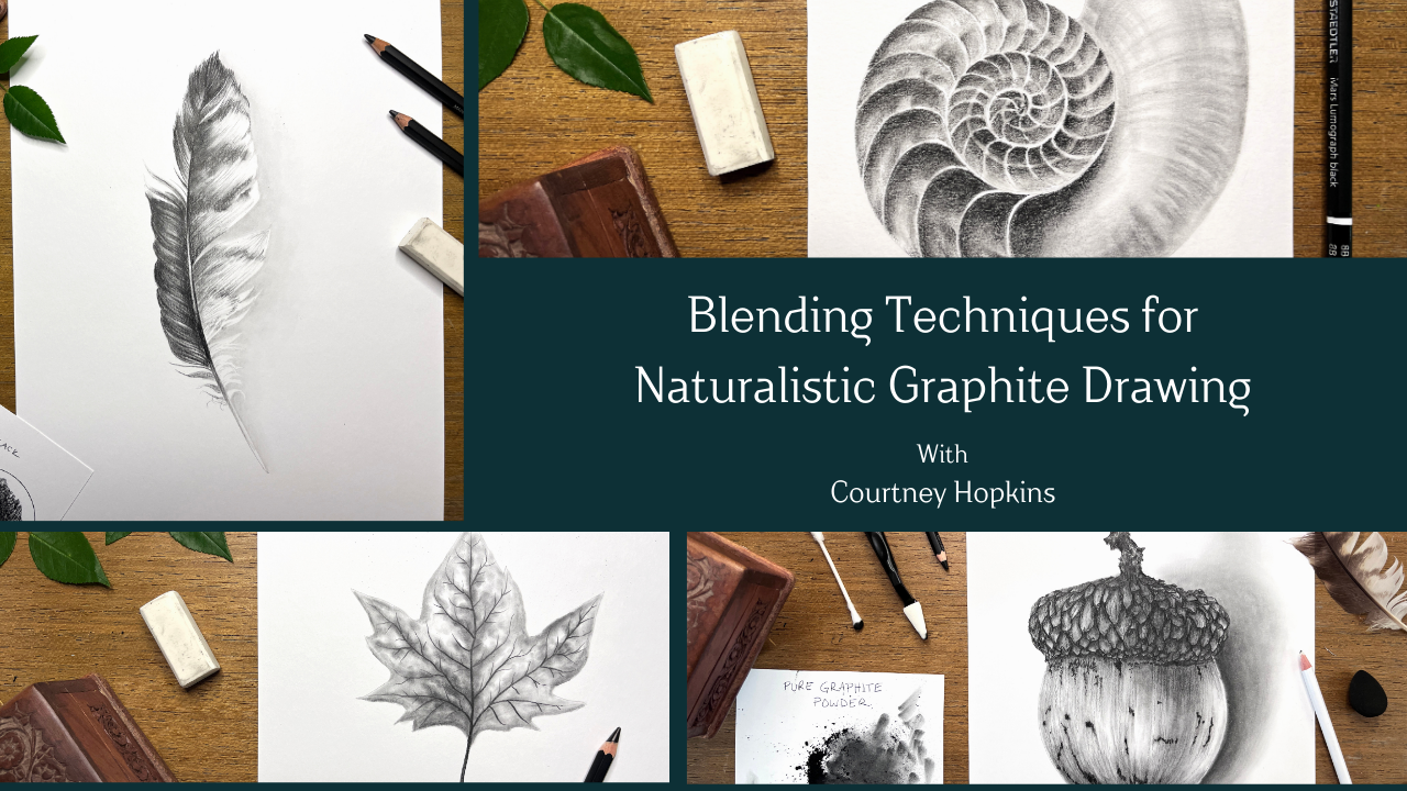 Blending Techniques for Naturalistic Graphite Drawing With Courtney Hopkins