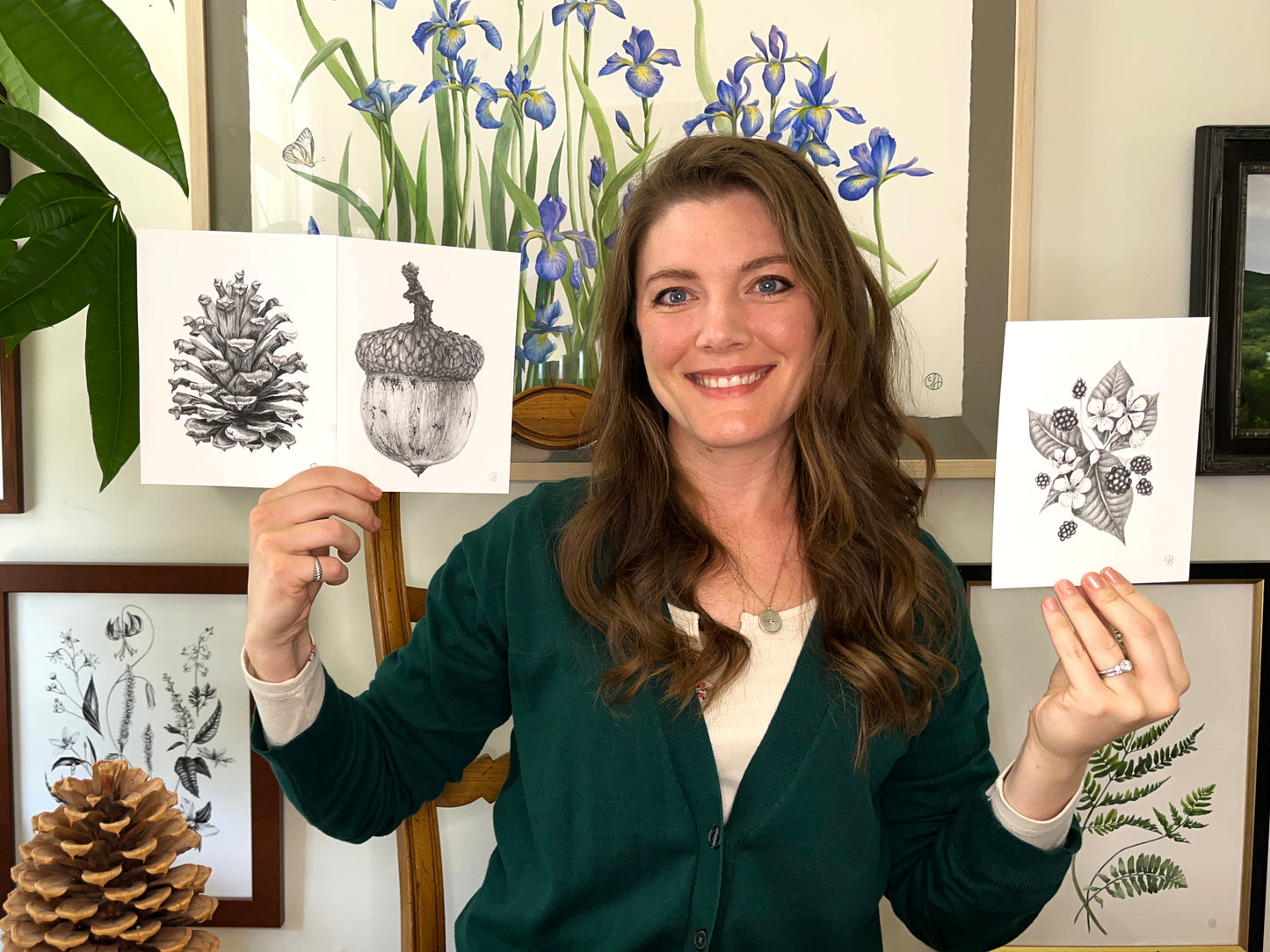 Intro to Dramatic Graphite Botanicals With Courtney Hopkins