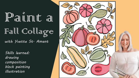 Paint A Fall Collage With Yvette St. Amant