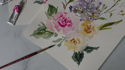 Intro To Watercolor Loose Florals With Elizabeth Dixon
