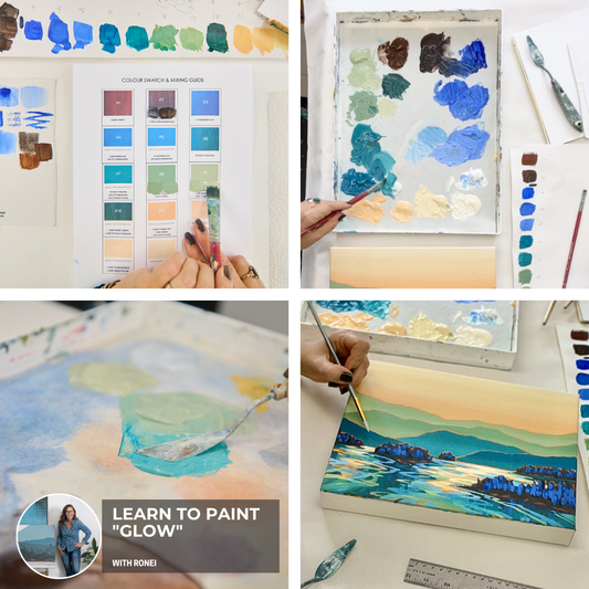 Learn To Paint "GLOW" with Ronei