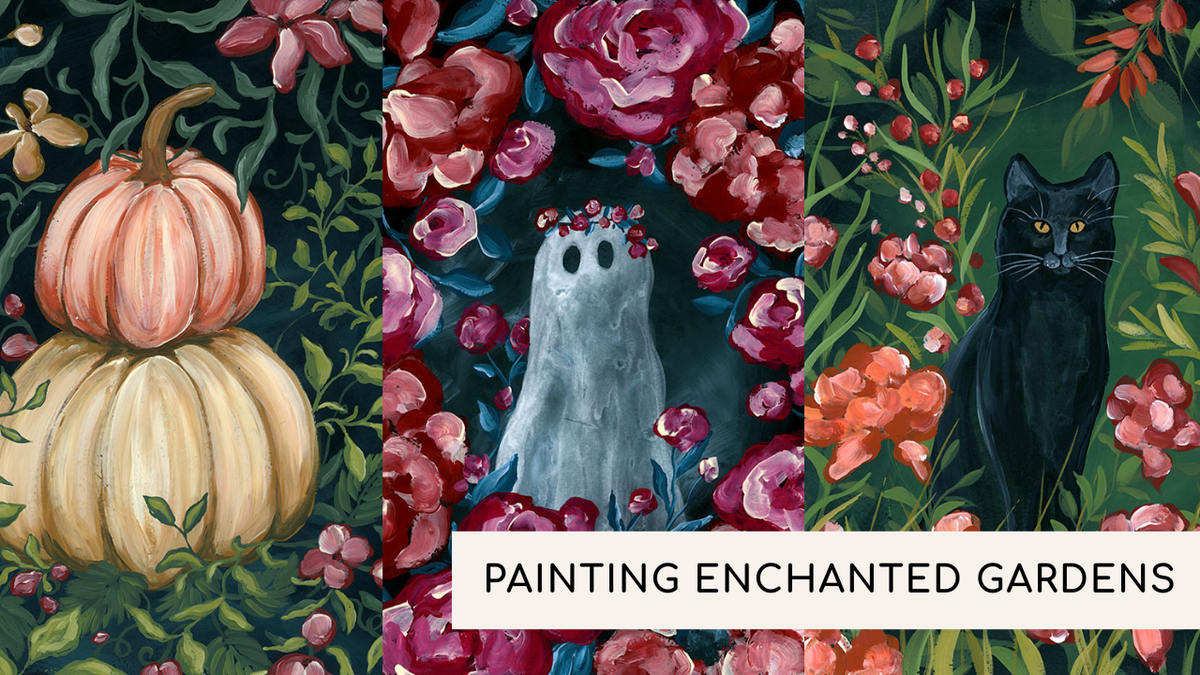 Painting Enchanted Gardens with Yvette St. Amant