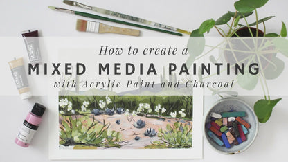 Mixed Media Painting Class With Laurie Anne