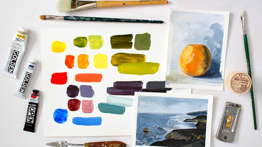 Limited Color Palette Class With Laurie Anne – Let's Get Artsy