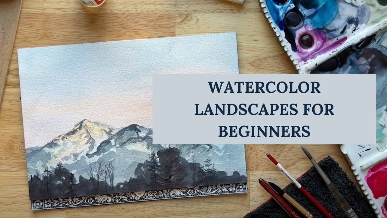 Watercolor Landscapes & Seascape Collection With Kolbie Blume