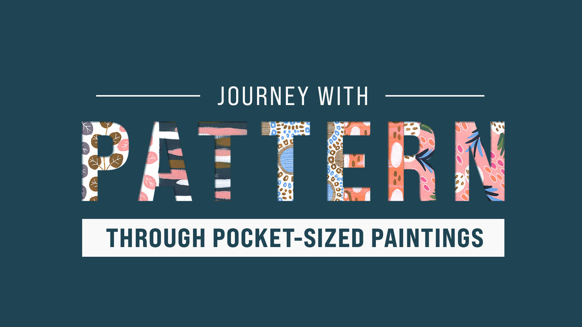 Journey With Pattern Through Pocket Sized Paintings Collection with Yv ...