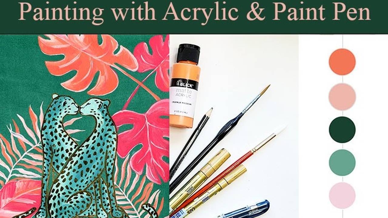 Intermediate Acrylics Collection With Yvette St. Amant