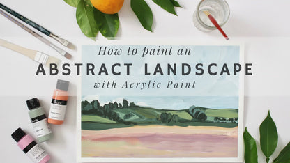 Abstract Landscape Class With Laurie Anne